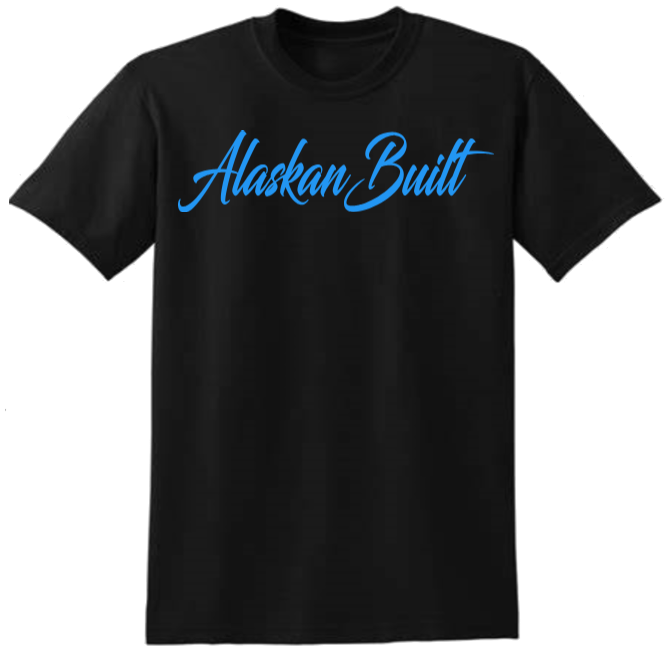 Cursive Alaskan Built T-shirt