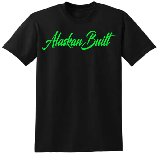 Cursive Alaskan Built T-shirt