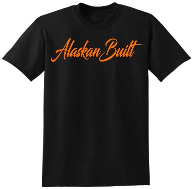Cursive Alaskan Built T-shirt