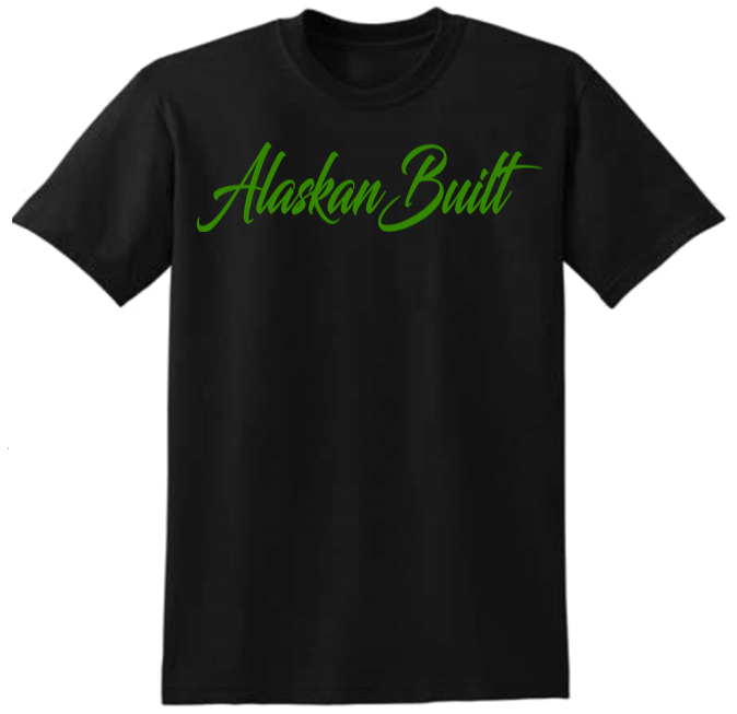 Cursive Alaskan Built T-shirt