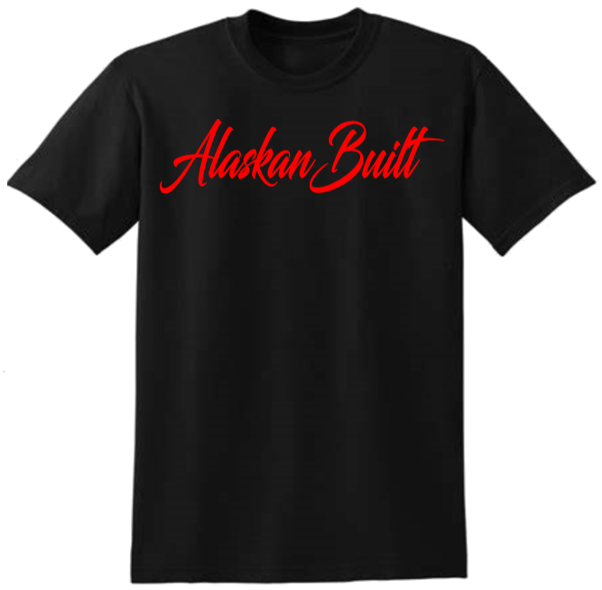 Cursive Alaskan Built T-shirt