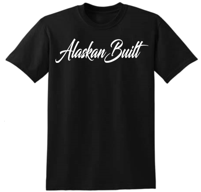 Cursive Alaskan Built T-shirt