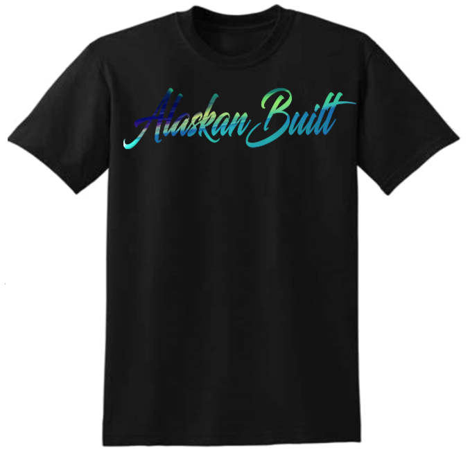 Cursive Alaskan Built T-shirt