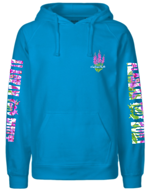 Floral Design Alaskan Built Pullover Hoodie